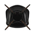 Cadeira de Braços em Plástico Eames DAW / Base Ácer Escuro